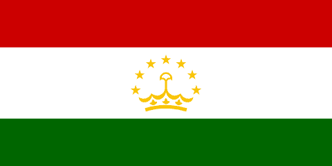 Tajikistan Flag