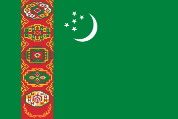 Turkmenistan Flag