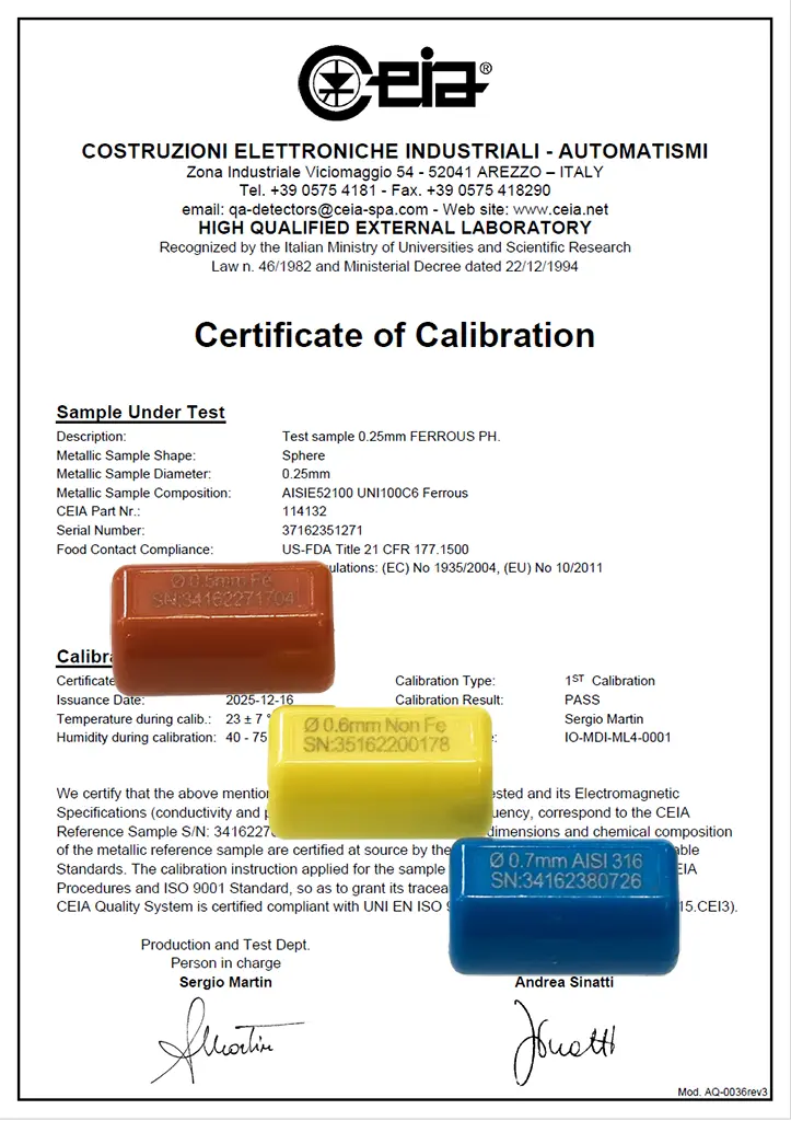 Cylindrical test samples